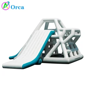 Factory Customized Outdoor Inflatable Water Floating Slide Inflatable Swimming Pool Water Slide Sea Slide for Water Park