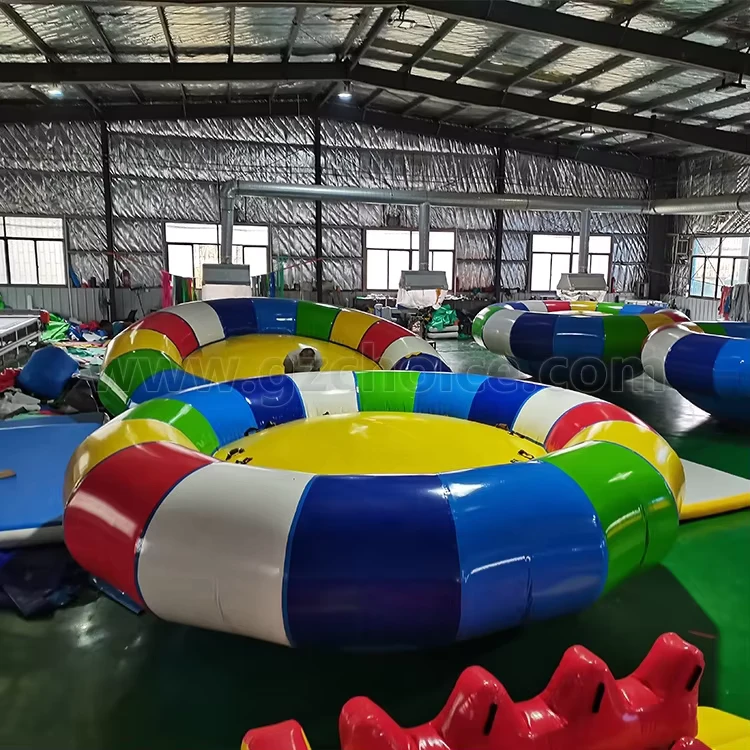Bateau gyro gonflable personnalisé en PVC, jouet Water Twister
