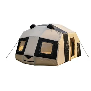 Factory Customized Panda Inflatable Camping Tent Four-Season Waterproof Breathable Travel Accommodation No Assembly Required