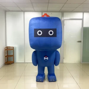 Factory Design Brand Promotion Inflatable Walking Costume Events Interactive Inflatable Custom Robert Mascot