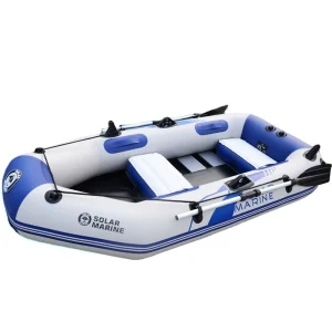 Factory Direct CE Certified PVC Inflatable Kayak Pack Raft Boat for Surfing 1 Person Drop Stitch Floor