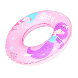 Factory Direct Custom Stock Inflatable Beach Party PVC Pool Float Tube Water Ring Toys Doughnut Shark Mermaid Swim Ring