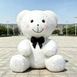 Factory Direct Inflatable Cartoon Plush Figure Teddy Bear Ornament Double-layer Structure PVC Material Double Stitched Water