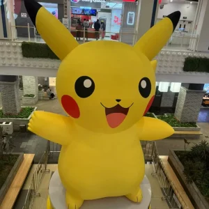 대형 포켓몬 인플레이터 피카츄 모델, 쇼핑몰 장식용