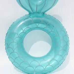 Factory Direct Mermaid Tail Ring Float for Girls Inflatable Pool Party Toys Outdoor Usage