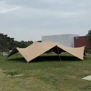 Tenda Tiang Stretch Kustom Tahan Air untuk Acara Pernikahan Pesta Marquee Outdoor Langsung dari Pabrik