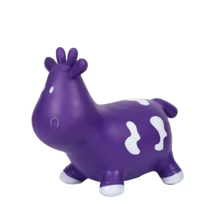 Factory Direct PVC Colorful Cow Hopper Kids Inflatable Ride on Animal Toys Jumping Horse