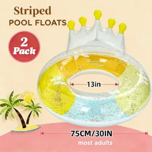 Factory Direct PVC Kids Swim Ring Inflatable Adult Life Buoy Safety Underarm Swimming Pool Float