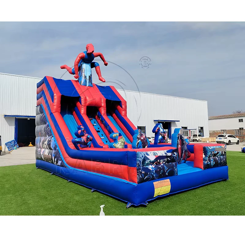 Scivolo Inflabile a Tema Cartone Commerciale in PVC Materiale Diretto dalla Fabbrica per Bambini, Personalizzabile per Noleggi di Feste all'Aperto