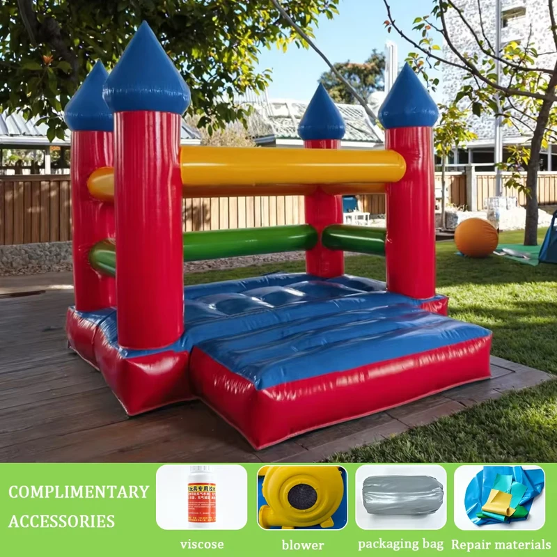 Fabrieksverkoop 3m*3m 0.48mm PVC 0.55mm PVC Buiten Opblaasbaar Kasteel Springkasteel voor Verhuur Thuisgebruik