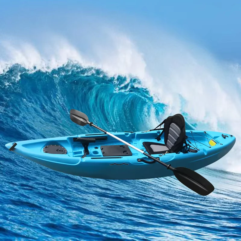 Vendita Diretta Fabbrica Kayak da Pesca Rotomoldato per 1 Persona Uso Oceano in PE Alimentare 2.1 3m Garanzia di 1 Anno