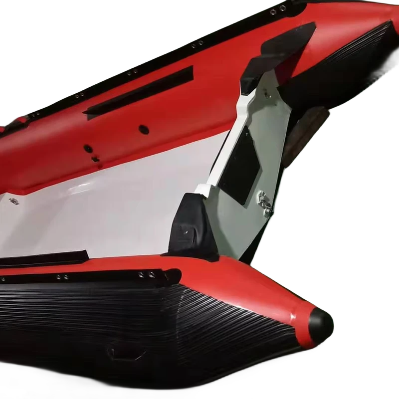 Penjualan Langsung Pabrik untuk Perahu Rib Rangka Fiberglass RIB380 dengan Mesin Outboard