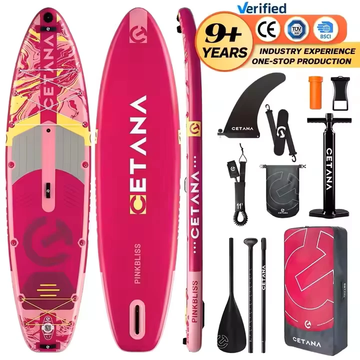 Venta directa de fábrica, tabla de paddle inflable personalizada de 11'6"*35"*6" para deportes acuáticos