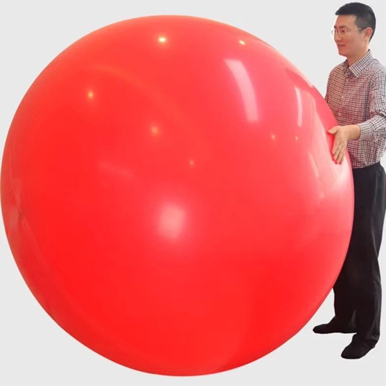 Vendas Diretas de Fábrica: Balão Grande de Aniversário Inflável de 72 Polegadas em Azul, Verde e Vermelho, Tamanho Grande em Branco