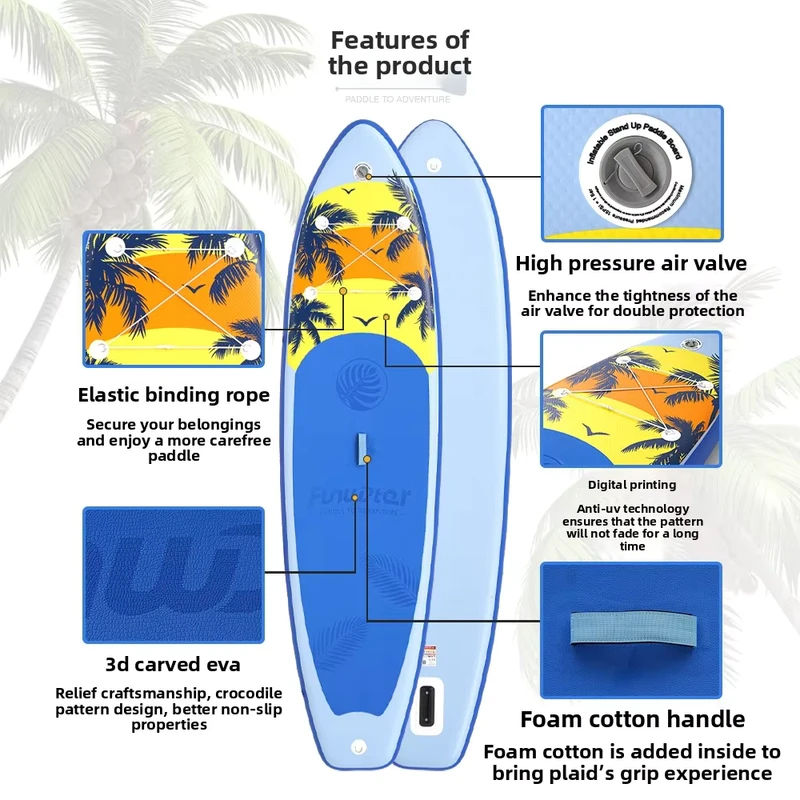 Penjualan Langsung Pabrik Papan Selancar Inflatable Paddleboard SUP Wakeboard Stand Up Paddleboard
