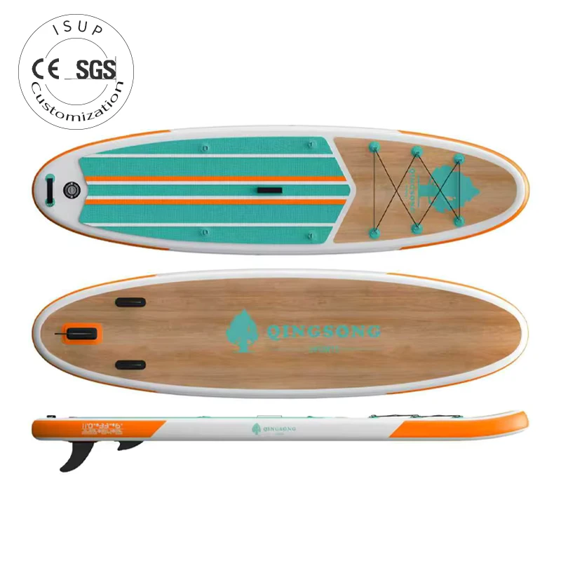 Factory Direct Stand Up Paddle Board SUP Inflatable Surfboard Drop Stitch Material Accessory for Water Sports