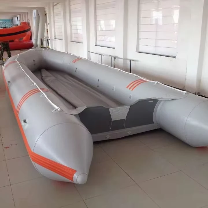 Fornecimento Direto de Fábrica Iate Inflável Esportivo Durável de 12,5 pés 380cm em PVC para Pesca, Remo e Desportos Aquáticos Rib