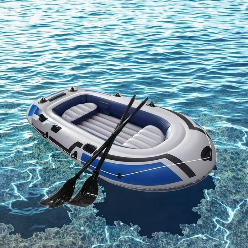 Thuyền kayak bơm hơi đáy dày trực tiếp từ nhà máy cho câu cá và chèo thuyền nhiều người