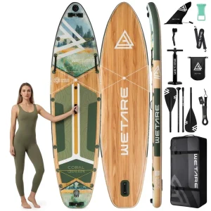 Factory Dropshipping 11’6″*35″*6″ Drop Stitch sup Board Inflatable Fishing sup Pedal Stand up Paddle Board