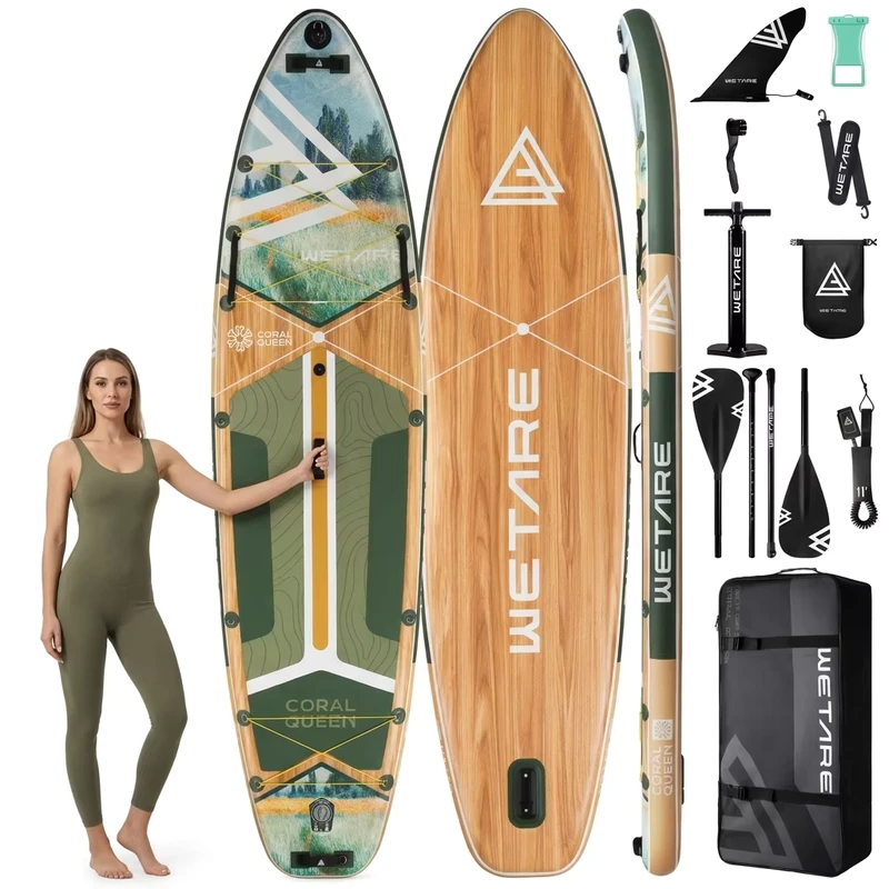 Prancha de Stand Up Paddle Inflável de 11'6"*35"*6" com Drop Stitch para Pesca
