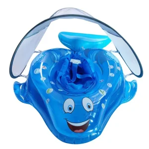 Factory Eco Friendly Pvc Inflatable Baby Swimming Ring with Safety Size and Sun protection