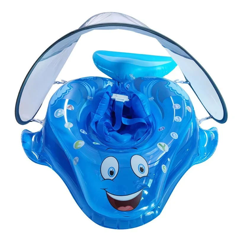 Factory Eco Friendly Pvc Inflatable Baby Swimming Ring with Safety Size and Sun protection