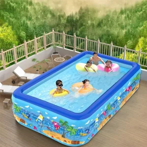 Factory Full Sized Home Family Lounge Inflatable Swimming Pool for Kids and Adults