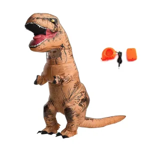 Надувной костюм маскота динозавра T-Rex для взрослых на Хэллоуин