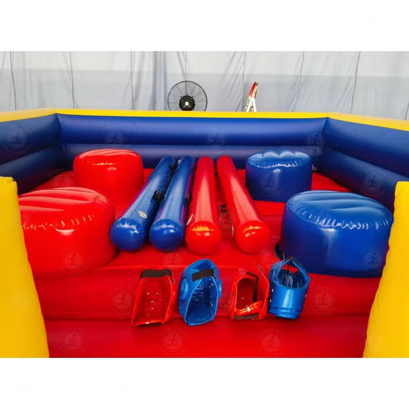 Đấu trường Gladiator Inflatable Fighting trong nhà, trò chơi tương tác, trò chơi đấu vật inflatable cho trẻ em và người lớn