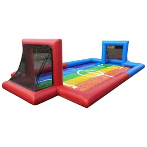 Factory Inflatable Soapy Football Play Court Inflatable Soccer Play Arena for Team Game