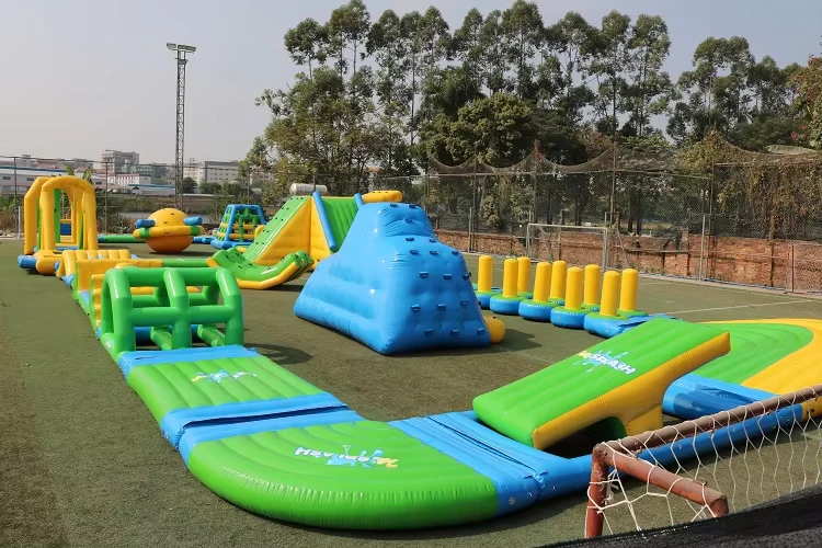 Parc aquatique gonflable en extérieur - Parc océanique gonflable - Parcours d'obstacles gonflable à vendre et à louer