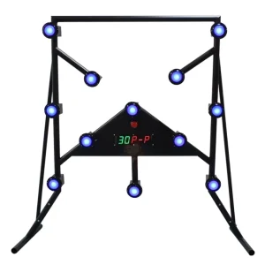 Factory Interactive Batak Pro Challenge Metal Carnival Booth Timer English Language Reaction Game Props with 1-Year Warranty
