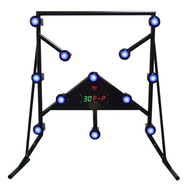 Factory Interactive Batak Pro Challenge Metal Carnival Booth Timer English Language Reaction Game Props with 1-Year Warranty