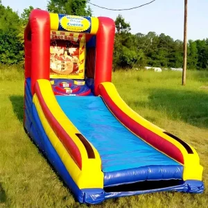 Máquina de Jogo Interativa Inflável Skee Ball para Crianças em PVC para Feiras e Diversões