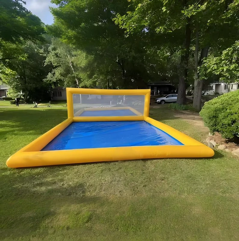 Factory Large Custom PVC Inflatable Water Volleyball Court Beach Ball Sport Pool Rental for Sale