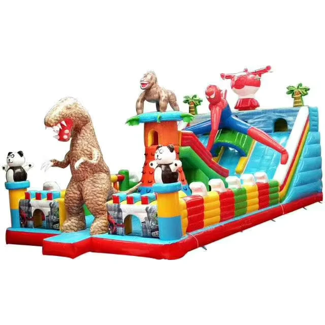 Nhà nhảy hơi thương mại giá thấp cho trẻ em, lâu đài nhảy Paw Bouncer Patrols
