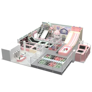 Factory New Design Commercial Adult Children Large Bounce Indoor Trampoline Park With Soft Playground