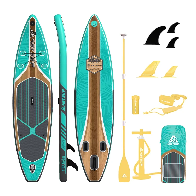 Фабричный OEM надувная SUP доска для гребли 10,6'x30"x6", Drop Stitch DWF CE ROHS REACH