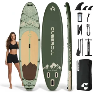 Factory OEM ODM 11’6″x35″x6” sup Paddle Boards Inflatable Stand up Paddle Board Drop Stitch EVA Non slip Surfing Paddleboard