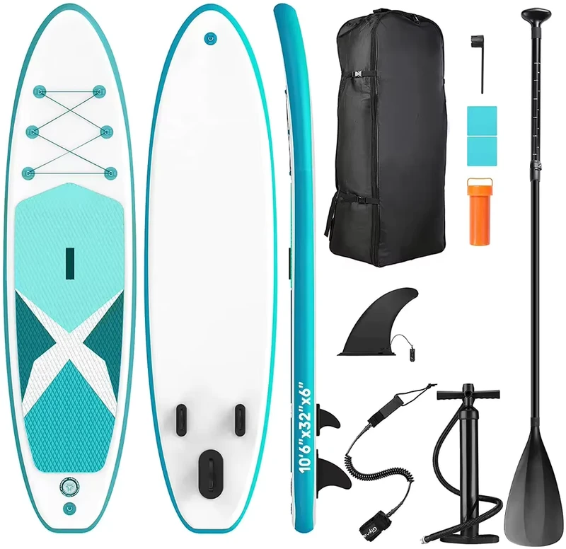 工場OEM/ODM製造 PVC 10'6" SUPパドルボード スタンドアップエア式パドルボード