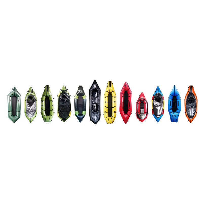 Packraft Inflável Ultralight OEM ODM de TPU para Deriva, 1 Pessoa, 250cm