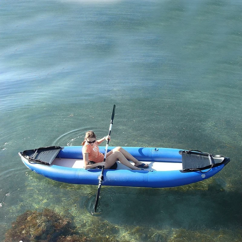 Kayak gonfiabile da pesca OEM singolo in PVC, durevole e sicuro KAYAK-2302