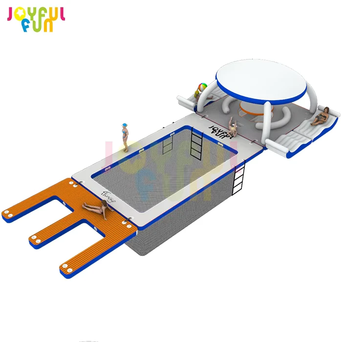 Factory Outdoor Inflatable Float Pool Floating Inflatable Boat Swimming Pool in Yacht Water