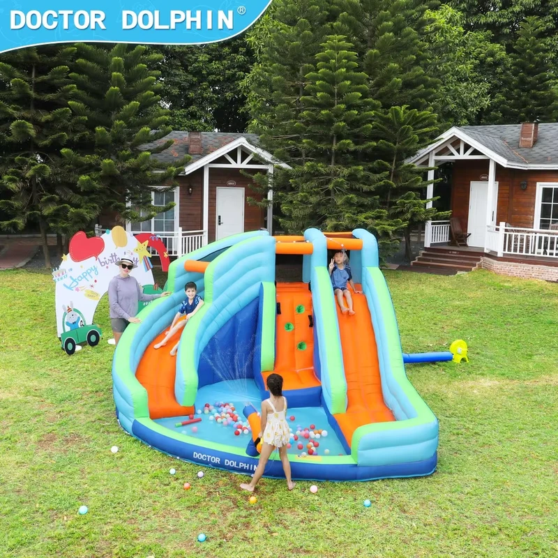 Factory Outdoor Playground Kid Toy Game Water Slide Bouncy Jumping House Bouncer Inflatable Bounce House
