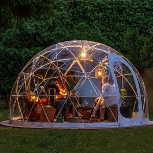 Tende Geodetiche Dome Trasparenti per Giardino da Esterno