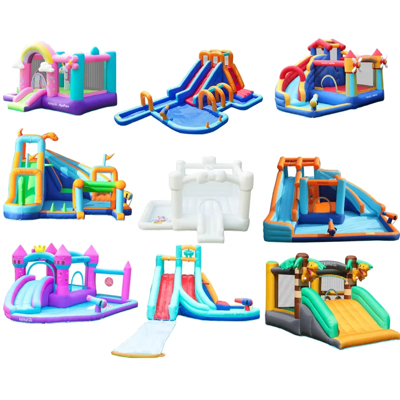 Château gonflable pour enfants, trampoline, maison de saut, matériau en tissu Oxford pour usage domestique