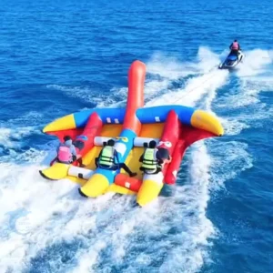 Tubo de Esquí Acuático Inflable de Outlet de Fábrica, Pez Volador Inflable para Deportes Acuáticos de Verano
