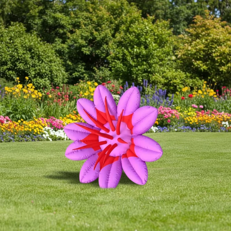 Fabrik Oxford PVC-Material langlebige künstliche Blumen hängende Decken-Dekoration für Festivals wasserdicht und aufblasbar