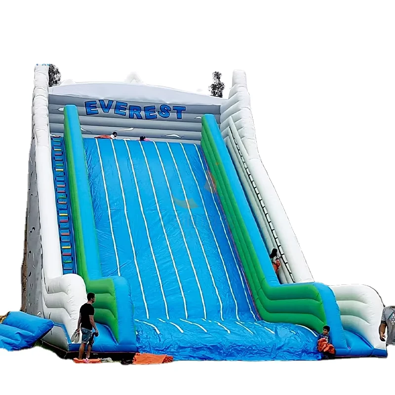 工場PVC巨大大人用インフレータブルドライスライド　テーマパーク　最大のアウトドアインフレータブルスライド販売