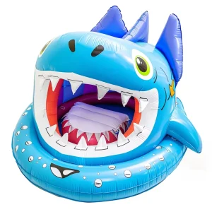 Factory PVC Inflatable Cartoon Characters Swimming Rides for Summer Lake Pool Party Kids’ Fun Toy